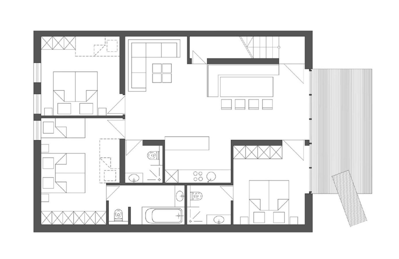 Abitare Chalets 오베르구르글 객실 사진