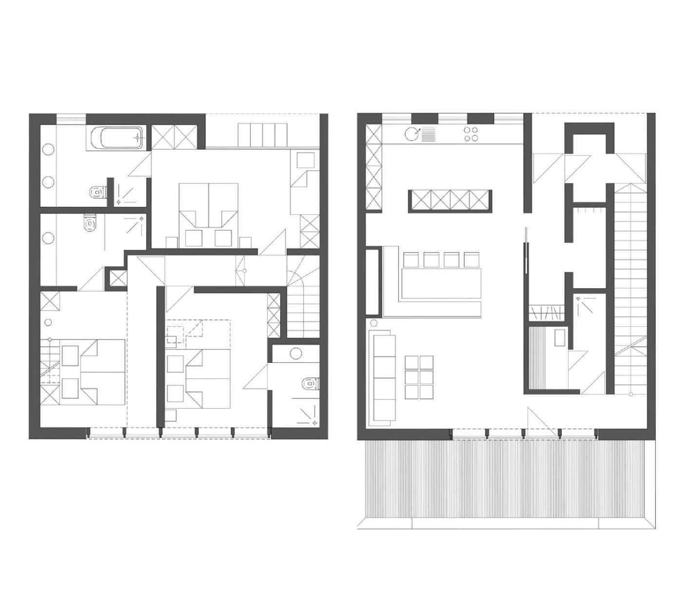 Abitare Chalets 오베르구르글 객실 사진